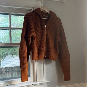 Everlane Chunky Dual Zip Sweater Size M